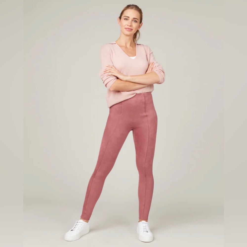 NWT Spanx Faux Suede Leggings